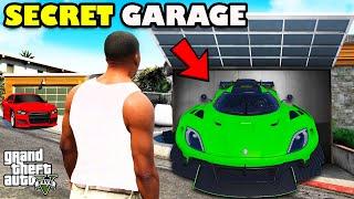 Franklin Went Inside The Secret Garage of His House In GTA 5 | SHINCHAN and CHOP