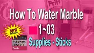 How To Water Marble Nail Art Tutorials 1.03 - Sticks