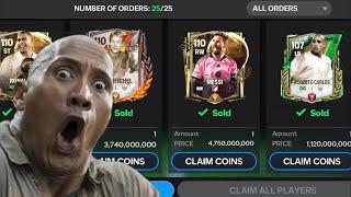 I Sold My Squad & Made Billions of Coins + Winter Wonders Funny Pack Opening #fcmobile