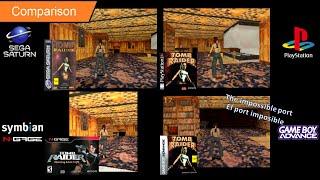 Tomb Raider (Saturn vs PS1 vs N-gage vs GBA) comparison