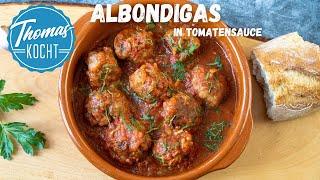 Albondigas in Tomatensauce - spanische Hackbällchen