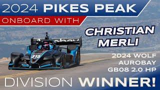 Christian Merli Takes First Place in Unlimited as a Rookie | 2024 Pikes Peak Race Day Onboard