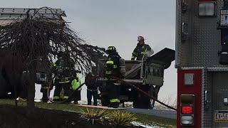 *PRE-ARIVAL* Ephrata Township Trash Fire Response with on scene footage. 12/24/2024