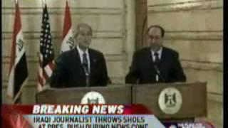 President Bush Gets Attack in Iraq. War STARTS!....with a w...