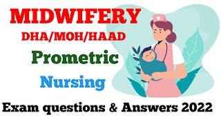 MIDWIFERY PROMETRIC EXAM QUESTIONS2022|MIDWIFERY STUDY METERIALS|dha midwifery questions|midwifery