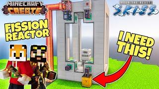 Building a FISSION REACTOR - FTB SKIES