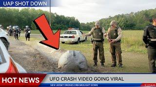 UFO getting Shot Down leak footage  - Alien UFO Drones New Jersey, Creepy TikToks & Scary Videos