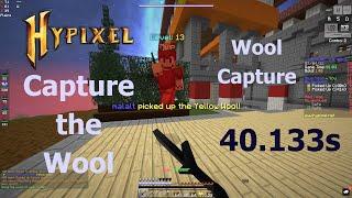 [PB] Hypixel Capture The Wool Speedrun -  1 & 2 Wool Captured - 40.133s & 1:01.100