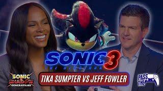 Tika Sumpter & Jeff Fowler PLAY Sonic x Shadow Generations | SONIC The Hedgehog 3 Interview