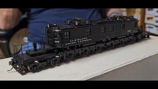 Last call On Overland P1 electrics and Howard Zanes ribbed scratch built HO freight cars.