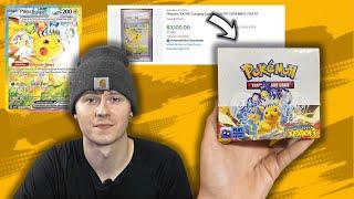 Opening A Surging Sparks Booster Box For The Special Illustration Rare Pikachu EX!