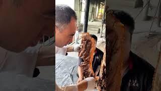 Cooking a big pig looks very likely​ #meat #food #yummy