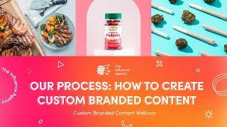 MODULE 1: Our Process: How To Create Custom Branded Content