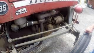 MF 135- Carb Adjustment and Points Cleaning