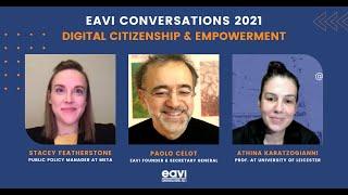 EAVI Conversations with Stacey Featherstone & Athina Karatzogianni: Digital Citizenship & Engagement