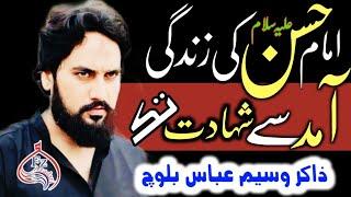 Imam Hassan a.s Ki Zindagi || Amad Sy Shahadat Tak Zakir Waseem Abbas Baloch 28 Safar 2024