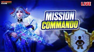 NEW SEASON COMMANDO TITLE ACHIVEMENT IN BGMI #bgmi #bgmilive #conqueror #solo #commandotitle