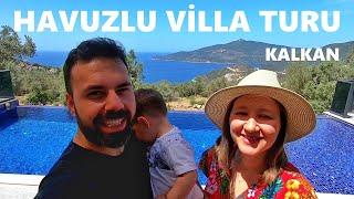 Kiralık Villada Tatil Deneyimi | Havuzlu Villa Turu | Kalkan, Antalya