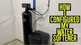 How I Configured My Aquasure Water Softener