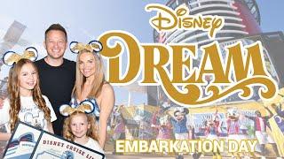 Disney Dream Embarkation Day | Fort Lauderdale Port | Sailaway Party | Disney Cruise Line Vlog