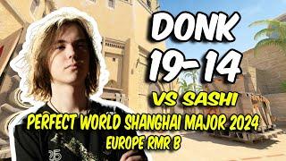 Spirit donk (19/14) vs Sashi (Mirage) @ Perfect World Shanghai Major 2024 Europe RMR B | CS2 POV