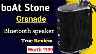 boAt Stone Granade Bluetooth speaker Bluetooth Review | Sound Test | Worth at 1399