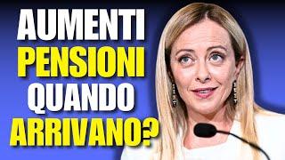 AUMENTI PENSIONI 2024: ECCO QUANDO INCASSIAMO L'AUMENTO!