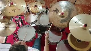 Samsung Galaxy A52 test Audio/Video plays drums Teddy Schifano