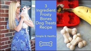 3 Ingredient Frosty Bones Dog Treats Recipe - Proud Dog Mom