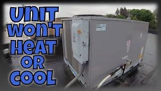 Commercial RTU HVAC Service Call