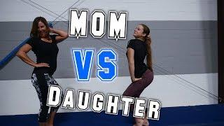 Mom VS Daughter Gymnastics Competition| Rachel Marie