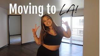 I moved to LA! │ life update, glowy summer makeup routine & empty apartment tour!