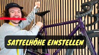 Wie hoch muss dein Fahrradsattel sein? | Bike Basics