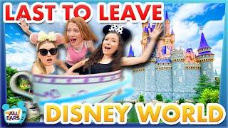 The LAST TO LEAVE Disney World WINS A Trip To Paris