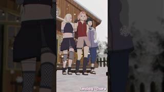 (Stray Kids) ' Christmas EveL '  ‐ Sakura, Ino & Hinata —【 MMDナルト!- NARUTO 】#mmd #naruto #shorts