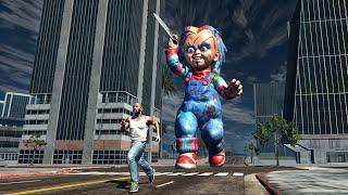 Franklin Fight Chucky in Indian bike driving 3d