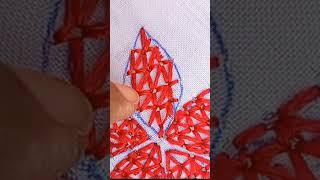 Embroidery/Hand Embroidery/Hand Embroidery Flower Design/Shorts/Threads Skills