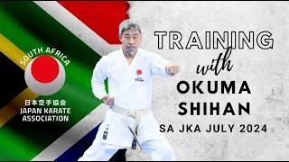 Training with Okuma Shihan - SA JKA - July 2024