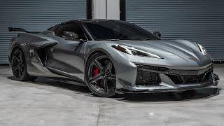 2023 Corvette Z06 w/ Ultimate Performance Package (Z07) & Carbon Fiber Wheels in Hypersonic Gray!