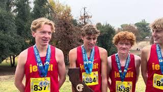 Carmichael Jesuit High of California 1st Place Boys 5K Division 2 Final at CIF State Championships