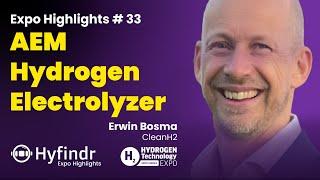 Expo Highlights - AEM Hydrogen Electrolyzer - Hyfindr Bosma