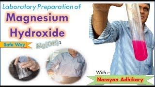 Making Magnesium Hydroxide & testing | Mg(OH)2 | Narayan Adhikary science teacher | Narayan Adhikari