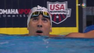 Olympic Swimming Trials | Michael Phelps Out-Touches Ryan Lochte In The 200m IM