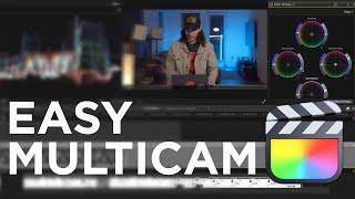 Easy MULTICAM Editing in Final Cut Pro X for beginners