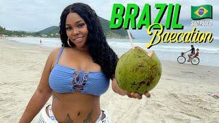 SAO PAULO BRAZIL  TRAVEL VLOG | BAECATION • BEACH DAYS • AMAZING FOOD | Gina Jyneen