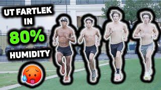 University of Texas Men Run FAST Fartlek In The Rain | Workout Wednesday