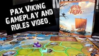 Pax viking board game from Ion game design: Overview and how to play video.