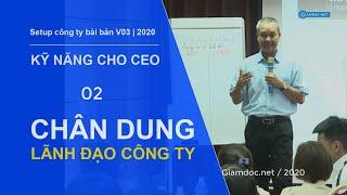 Kỹ năng lãnh đạo, quản trị, điều hành công ty | DÀNH CHO CEO - Bài 02