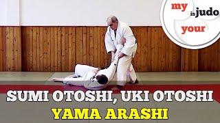 Tecniche di Judo: Sumi Otoshi, Uki Otoshi, Yama Arashi