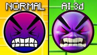 ALL Lobotomy Vs 3D Ai Version  Funny Geometry Dash